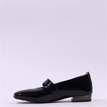 Hispanitas Oslo Mary Jane Loafer - Black Patent